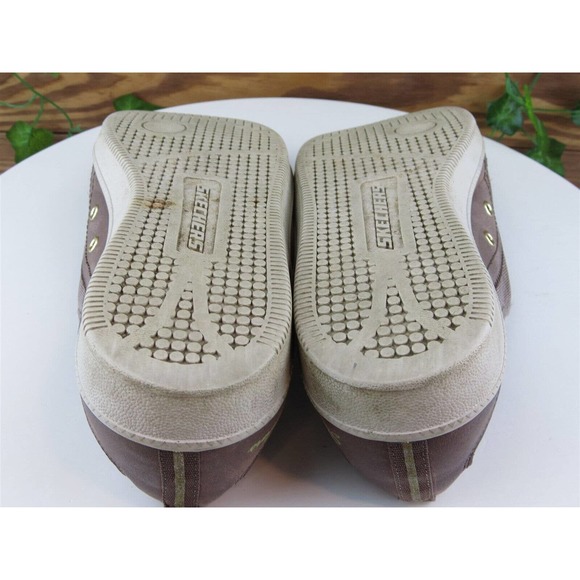 SKECHERS‎ Size 8.5 Sneaker Brown Synthetic Medium (B, M) Zip Women - Picture 10 of 11